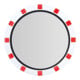 DURABEL Miroir de circulation IceFree ECO 600 mm thermoactif rond avec collier universel