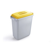 Durable Abfallbehälter DURABIN 60l Grau/Gelb