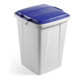 Durable Abfallbehälter DURABIN 90l Grau/Blau-1