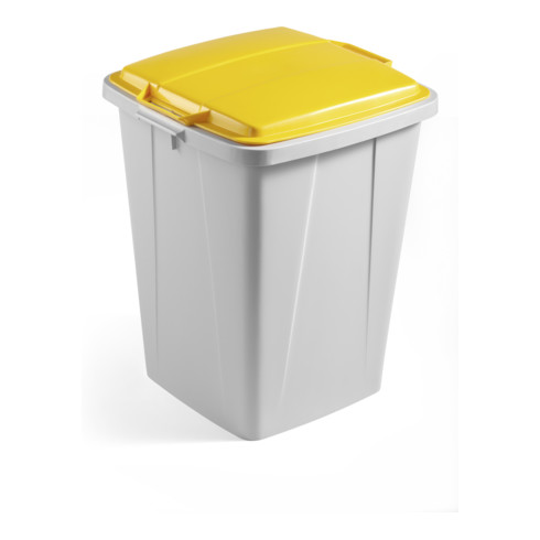 Durable Abfallbehälter DURABIN 90l Grau/Gelb