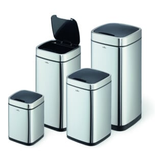 DURABLE Abfalleimer Sensor NO TOUCH 12L silber