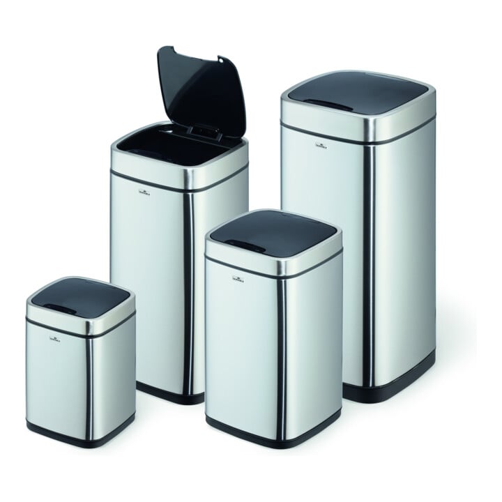 DURABLE Abfalleimer Sensor NO TOUCH 12L silber