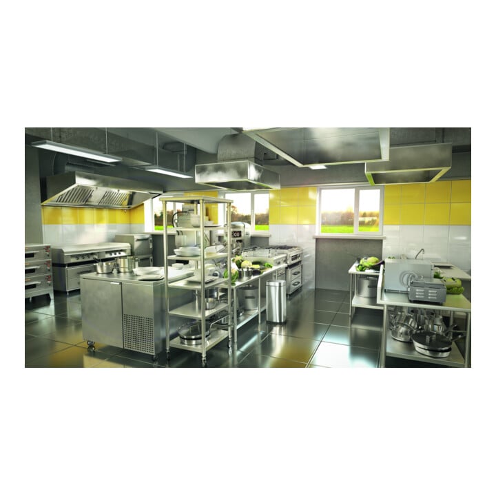 DURABLE Abfalleimer Sensor NO TOUCH 35L silber