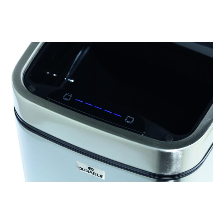 DURABLE Abfalleimer Sensor NO TOUCH 6L silber