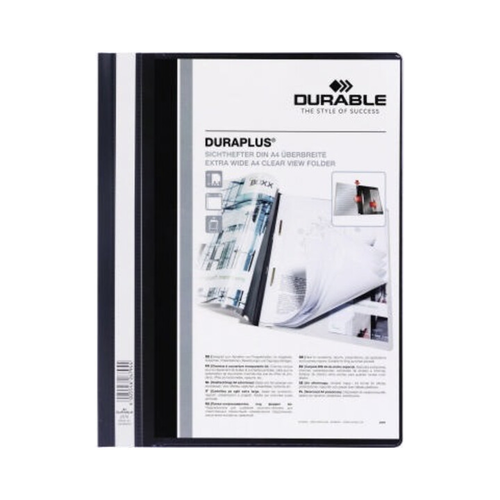 DURABLE Angebotshefter DURAPLUS 257901 DIN A4 PP schwarz