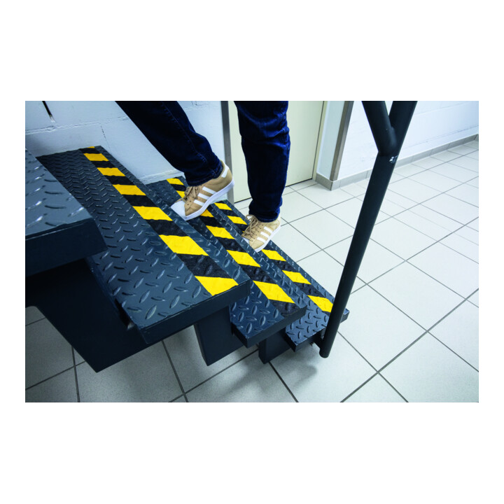 DURABLE Antirutschband DURALINE® GRIP+ 50mm gelb/schwarz