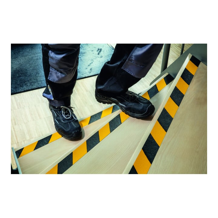 DURABLE Antirutschband DURALINE® GRIP 50mm gelb/schwarz