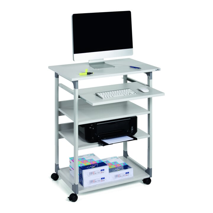 DURABLE PC Arbeitsstation SYSTEM 75 VH grau