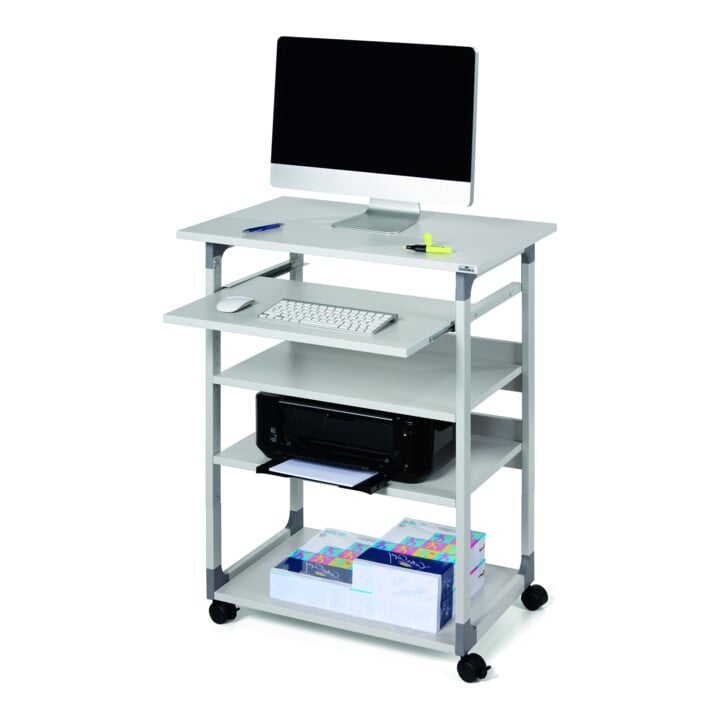 DURABLE PC Arbeitsstation SYSTEM 75 VH grau