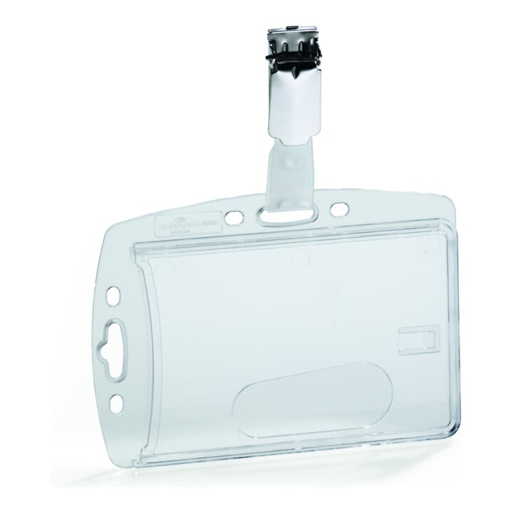 DURABLE Ausweishalter HARTBOX Clip 1 Karte 25 St.