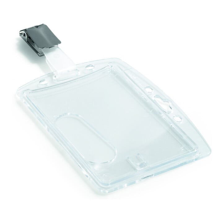 DURABLE Ausweishalter HARTBOX Clip 1 Karte 25 St.
