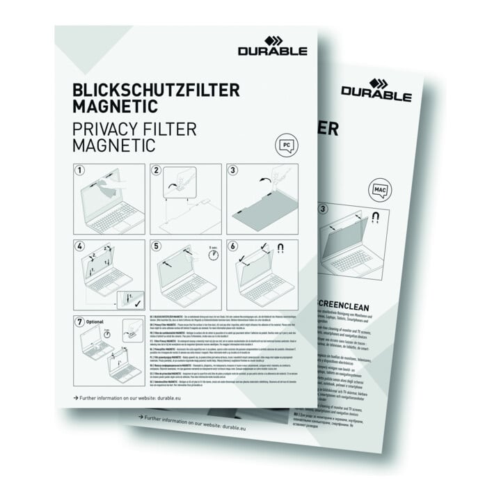 Durable Blickschutzfilter MAGNETIC 14'' 16:10