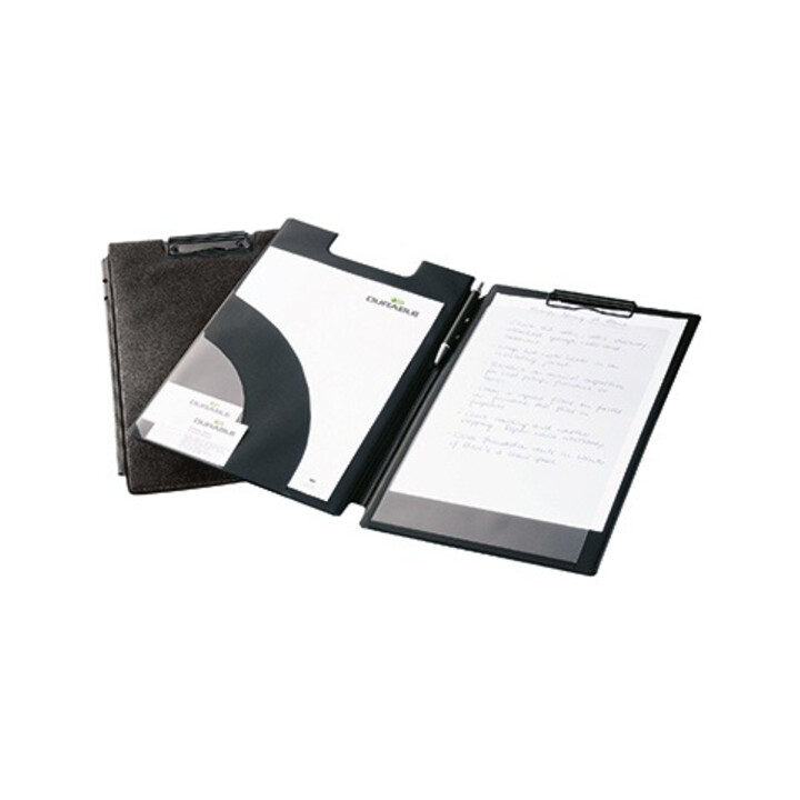 DURABLE Blockmappe 233201 DIN A4 Einschlagblatt schwarz