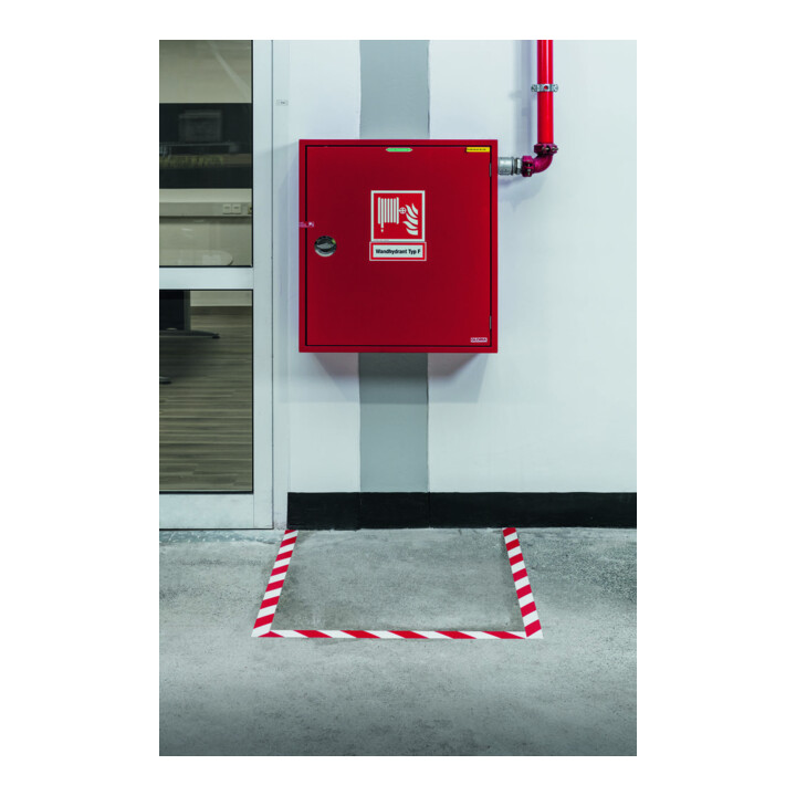 Durable Bodenmarkierband Duraline 2 Colour B50mm x L30m rot/weiß