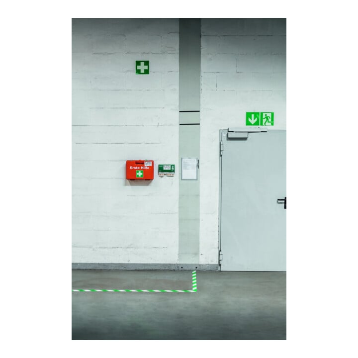 Durable Bodenmarkierungsband Duraline Strong 2 Colour Signalgrün/Signalweiß (RAL 6032/9003)