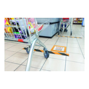 DURABLE Bodenmarkierungsfenster A4 ablösbar gelb 10 St.