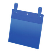 DURABLE Busta portadocumenti blu con linguette, set di 50pz., Mod.: A5/1