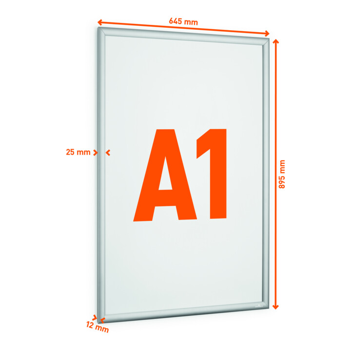 DURABLE Cadre pliant aluminium OUTDOOR A1 argent