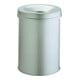 DURABLE Corbeille à papier SAFE 15L ronde argentée