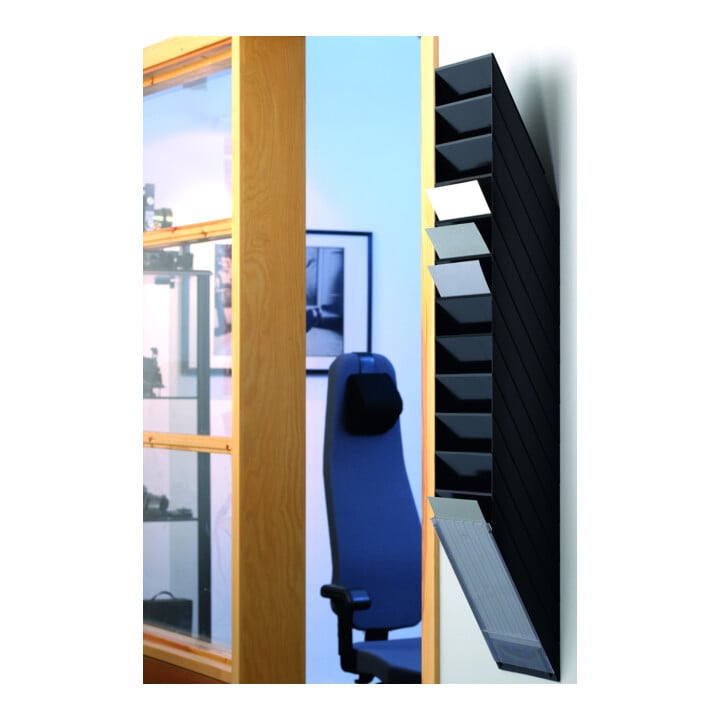 DURABLE Distributeur de brochures FLEXIBOXX 12 A4 vertical noir