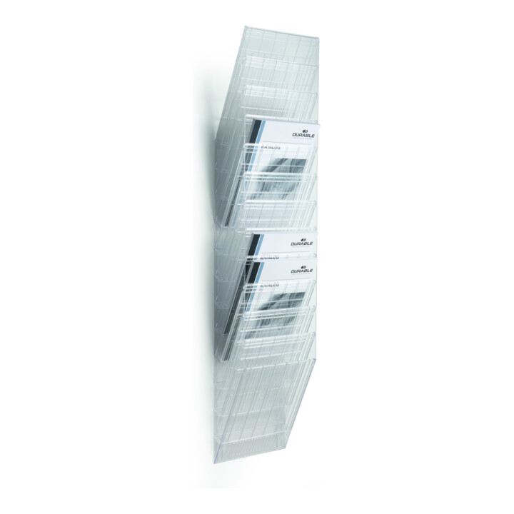DURABLE Distributeur de brochures FLEXIBOXX 12 A4 vertical noir