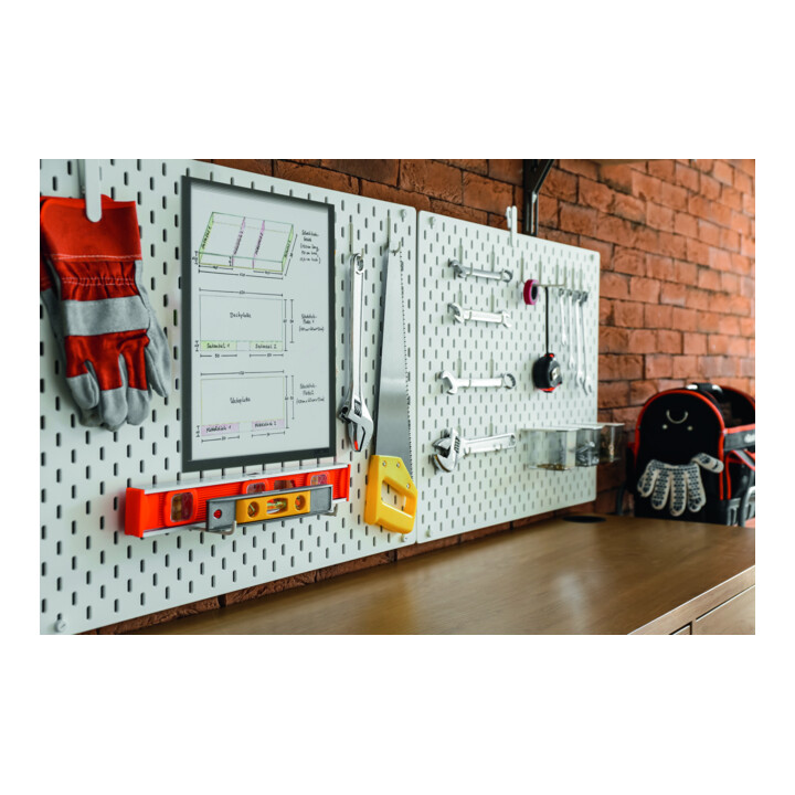 DURABLE Dokumentenhalter A4 magnetisch 5 Stück anthrazit