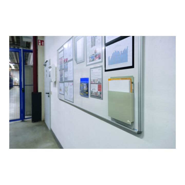 DURABLE Dokumentenhalter INFO BOX A4 magnetisch grau 507310
