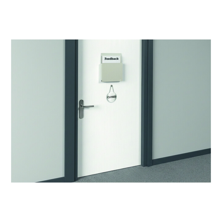 Durable Dokumentenhalter INFO BOX A4 selbstklebend grau 507210