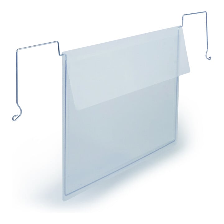 Durable Drahtbügeltasche A4 quer PP 50 Stk Transparent