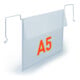 Durable Drahtbügeltasche A5 quer PP 50 Stk transparent