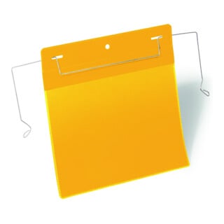 Durable Drahtbügeltaschen A5 quer 50 Stück dunkelblau 175207