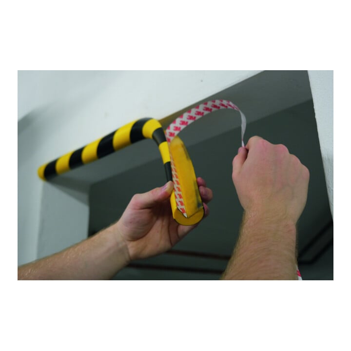 DURABLE Eckschutzprofil C25R 1m gelb/schwarz