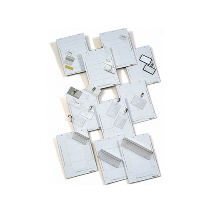 DURABLE Einsteckschild BADGEMAKER 145302 75x40mm weiß 240 St./Pack.