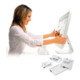 DURABLE Einsteckschild BADGEMAKER 145502 90x54mm weiß 200 St./Pack.