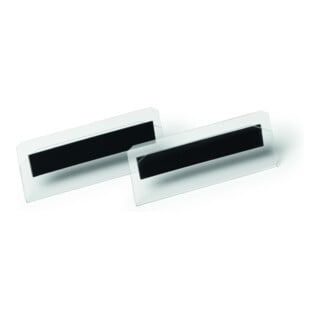 Durable Etikettentasche HARD COVER magnetisch 100 x 38 mm