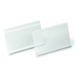 Durable Etikettentasche HARD COVER selbstklebend A5 quer