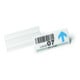 DURABLE Etikettentaschen 1/2 A5 quer transparent 10 St.