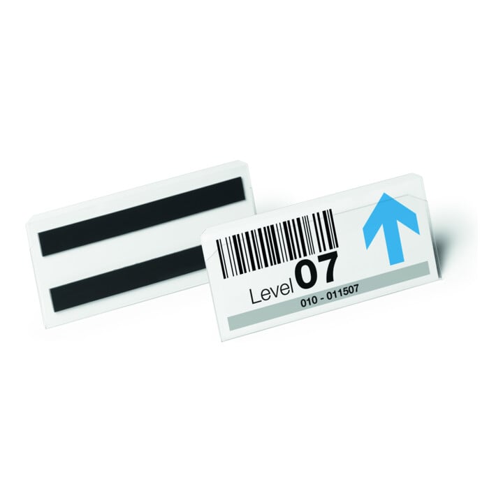 DURABLE Etikettentaschen magnetisch 1/2 A5 quer 10 St.