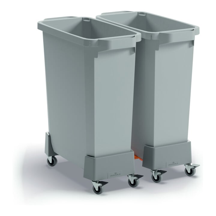 DURABLE Fahrwagen DURABIN® 90L rPP Graphit 334137