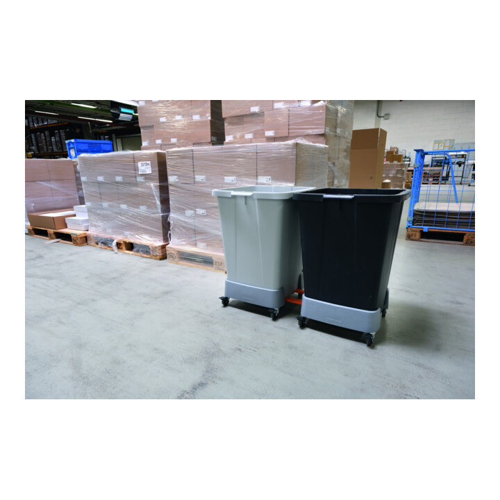 DURABLE Fahrwagen DURABIN® 90L rPP Graphit 334137