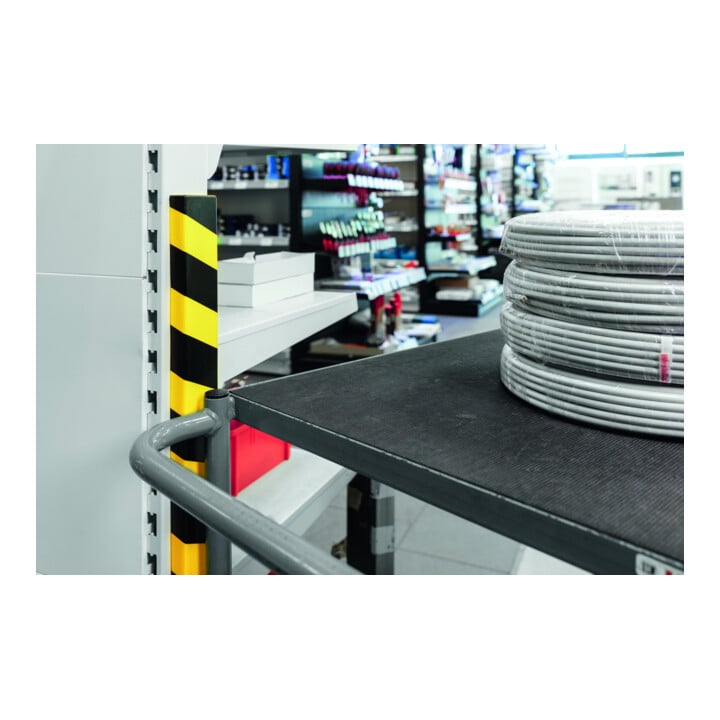 DURABLE Flächenschutzprofil S20 1m gelb/schwarz