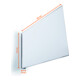Durable Gangschild magn. A4 quer 10 Stk Transparent