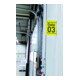 Durable Gangschild magnetisch A4 hoch 10 Stk Transparent 187419