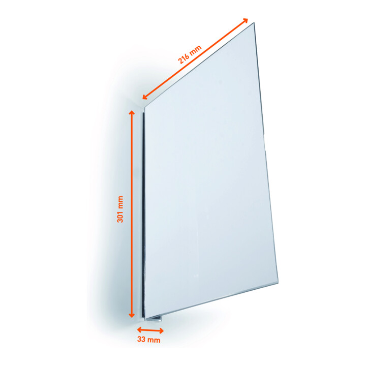 Durable Gangschild magnetisch A4 hoch 10 Stk Transparent 187419