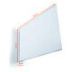 Durable Gangschild selbstklebend A4 quer 10 Stk transparent