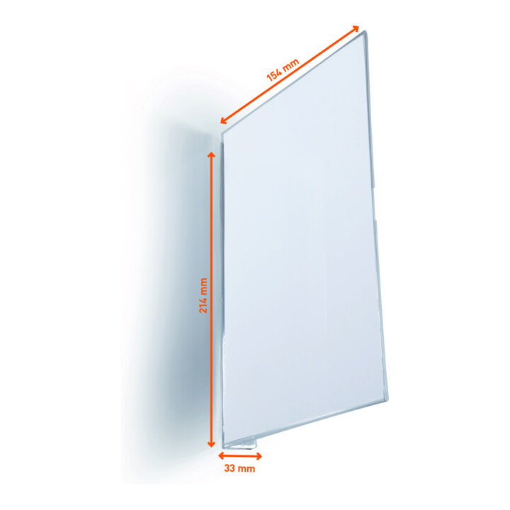 Durable Gangschild selbstklebend A5 hoch 10 Stk transparent