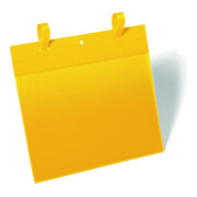 DURABLE Gitterboxtaschen A4 quer 50 St. gelb 175104