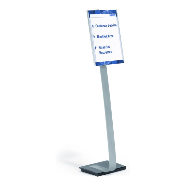 DURABLE Info-Bodenständer INFO SIGN STAND A3 481323 silber