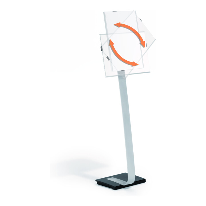 DURABLE Info-Bodenständer INFO SIGN STAND A3 481323 silber
