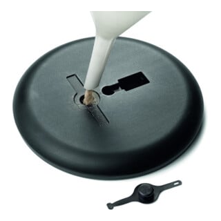 Durable Info-Bodenständer mit Aluminium Klapprahmen A3